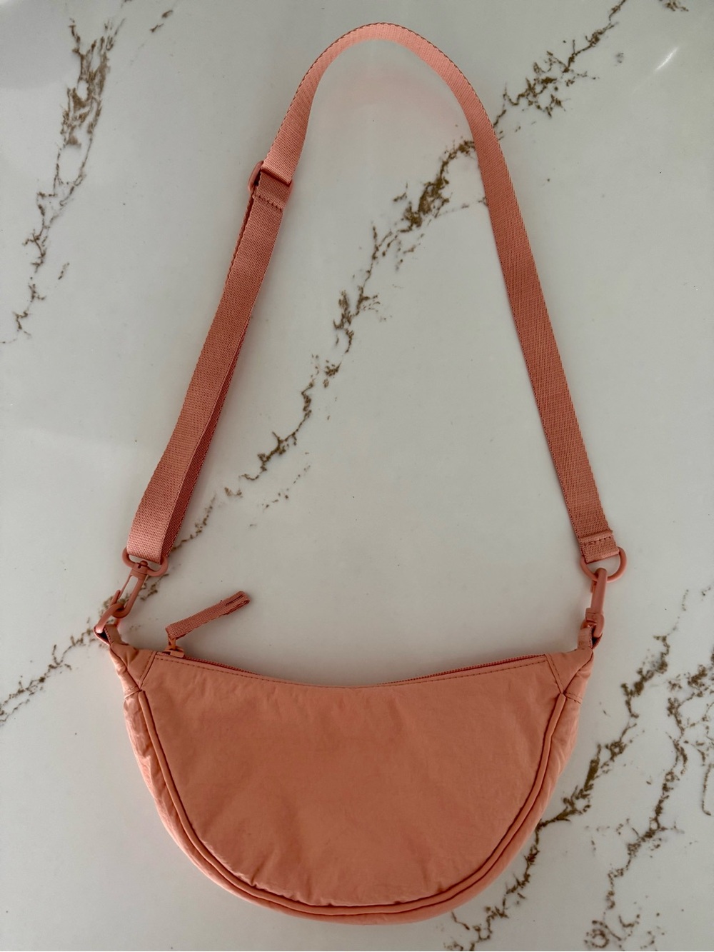 Peach Crescent Crossbody Bag - Women Bags